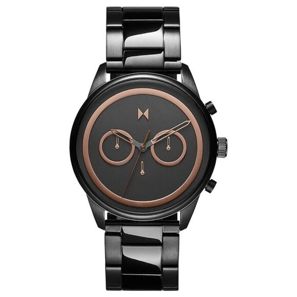 MVMT Rose Gold Victor Gunmetal Men's Watch, 43mm - NWT - Picture 1 of 5